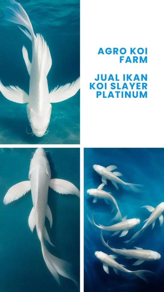 Jual Ikan Koi Slayer Platinum Terbaik Harga Spesial