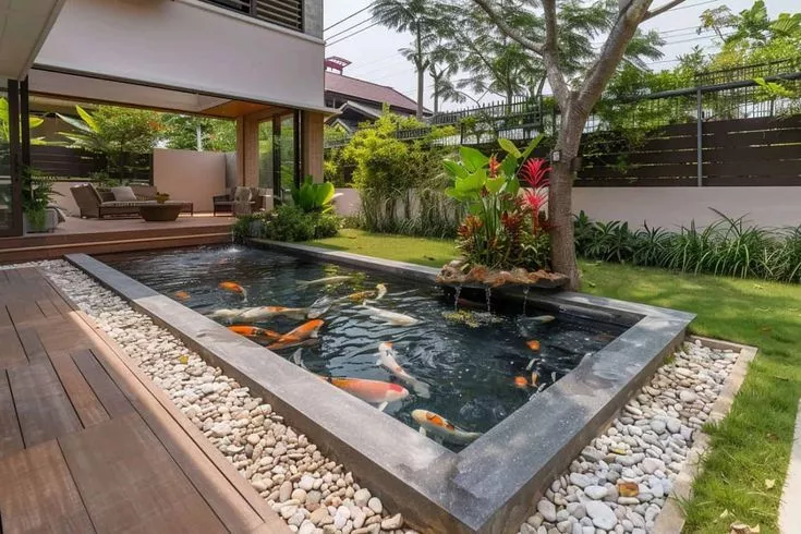 Perawatan Kolam Ikan Koi Minimalis agar Tetap Sehat
